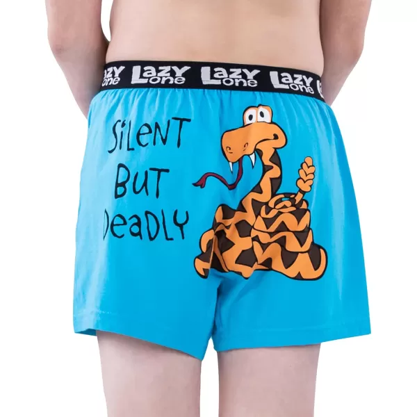 Lazy One Funny Animal Boxers Novelty Boxer Shorts Hunorous Kids Underwear Gag Gifts for BoysSilent But Deadly Kids Boxer