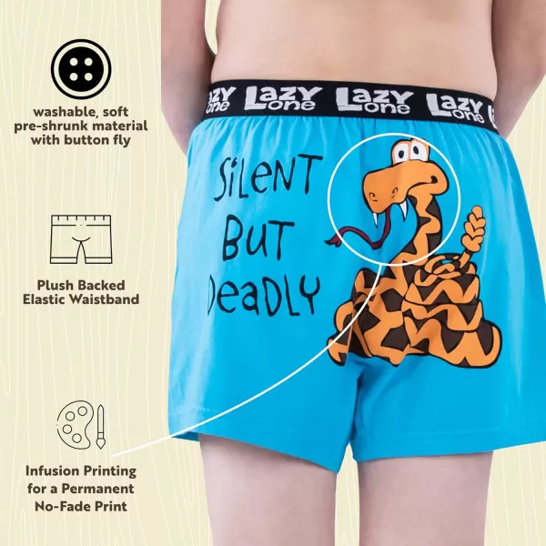 Lazy One Funny Animal Boxers Novelty Boxer Shorts Hunorous Kids Underwear Gag Gifts for BoysSilent But Deadly Kids Boxer
