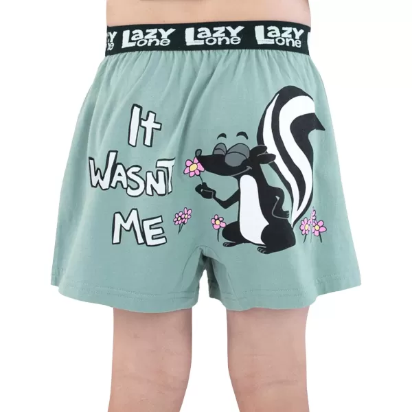 Lazy One Funny Animal Boxers Novelty Boxer Shorts Hunorous Kids Underwear Gag Gifts for BoysWasnt Me Kids Boxer