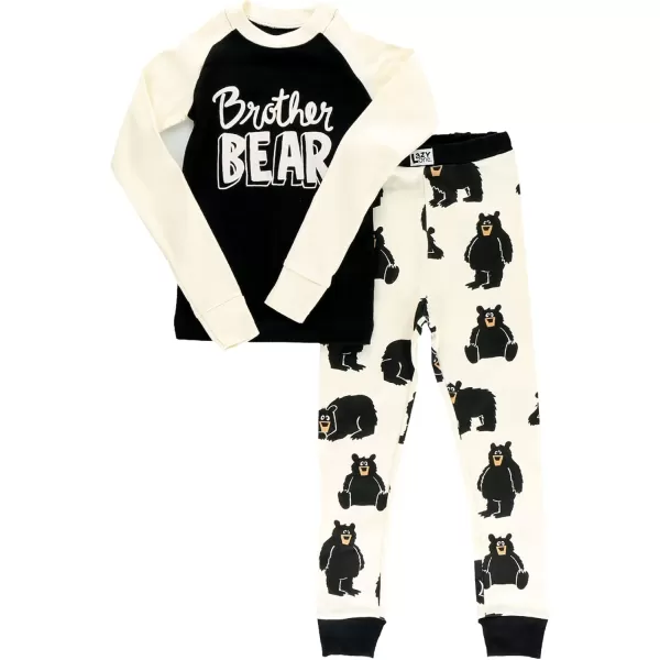 Lazy One Matching Family Pajama Sets for Adults Kids and Baby Family BearBrother Bear Pajama Sets