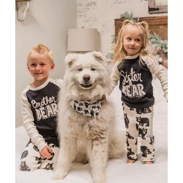 Lazy One Matching Family Pajama Sets for Adults Kids and Baby Family BearBrother Bear Pajama Sets