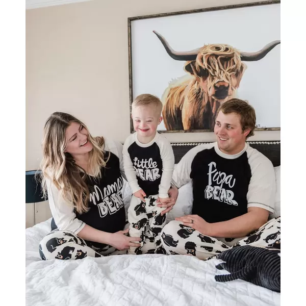 Lazy One Matching Family Pajama Sets for Adults Kids and Baby Family BearLittle Bear Pajama Sets