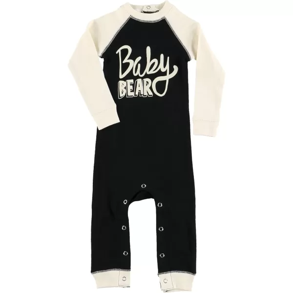 Lazy One Matching Family Pajama Sets for Adults Kids and Baby Family BearMama Bear Infant Onsie