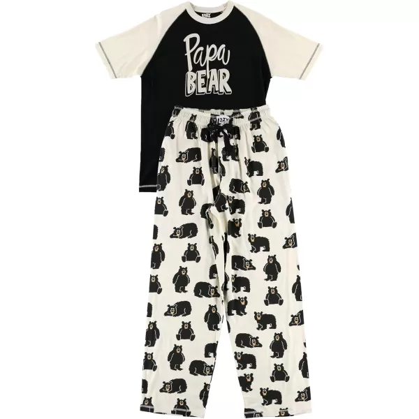 Lazy One Matching Family Pajama Sets for Adults Kids and Baby Family BearPapa Bear Mens Pajama Set