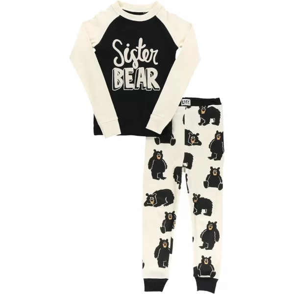 Lazy One Matching Family Pajama Sets for Adults Kids and Baby Family BearSister Bear Pajama Sets