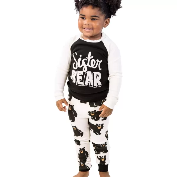 Lazy One Matching Family Pajama Sets for Adults Kids and Baby Family BearSister Bear Pajama Sets