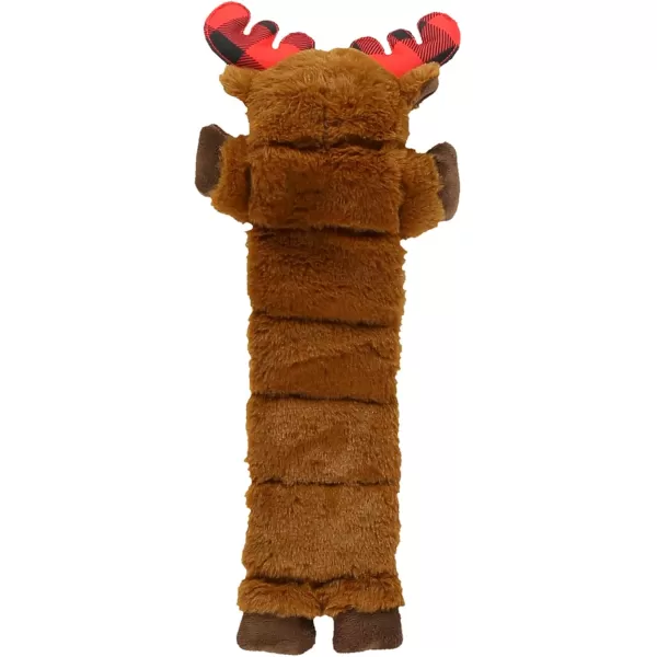 Lazy One Moose Squeaky Dog Toy Soft Crinkle Toy for Dogs HeavyDuty Construction for Heavy ChewersMoose Dog Toy