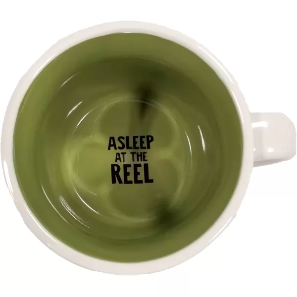 Lazy One Novelty Mugs Funny Gift Mug for Family Friends or Coworkers in your Office Set of 4 Happy CamperAsleep At The Reel Mug 4 Pack