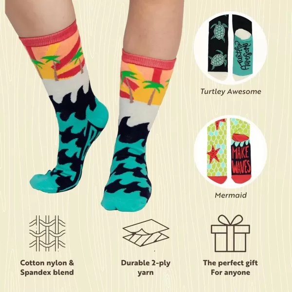 Lazy One Sock Bundle Animal Designs Womens Sizes 5595 Mens Sizes 4575Beach Sock Pack