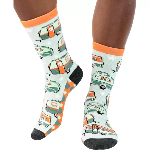 Lazy One Sock Bundle Animal Designs Womens Sizes 5595 Mens Sizes 4575Camping Sock Pack