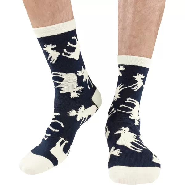 Lazy One Sock Bundle Animal Designs Womens Sizes 5595 Mens Sizes 4575Classic Moose Sock Pack