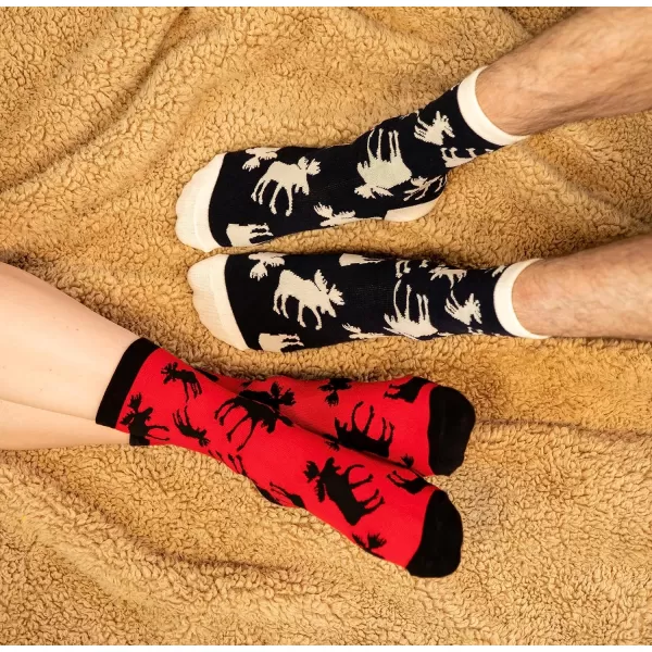 Lazy One Sock Bundle Animal Designs Womens Sizes 5595 Mens Sizes 4575Classic Moose Sock Pack