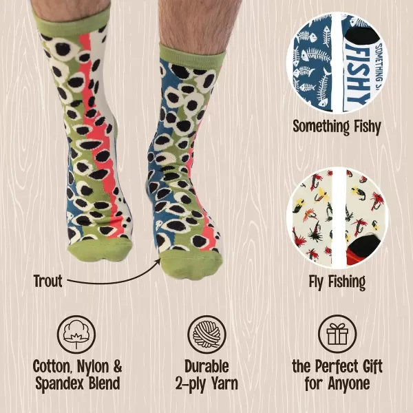 Lazy One Sock Bundle Animal Designs Womens Sizes 5595 Mens Sizes 4575Fishing Sock Pack