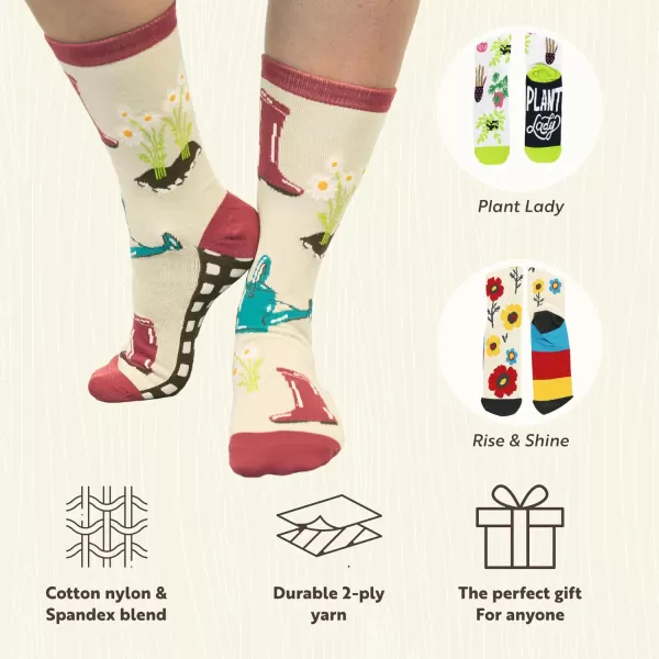 Lazy One Sock Bundle Animal Designs Womens Sizes 5595 Mens Sizes 4575Gardening Sock Pack