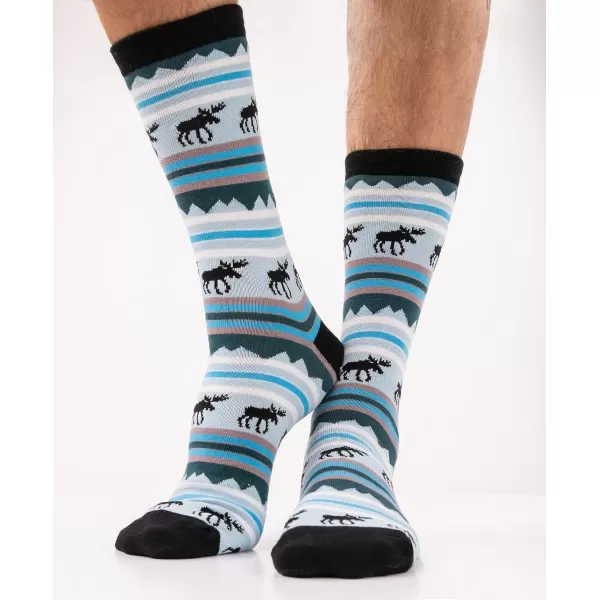 Lazy One Sock Bundle Animal Designs Womens Sizes 5595 Mens Sizes 4575Outdoor Moose Sock Pack