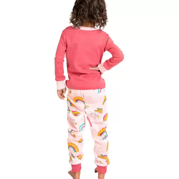 Lazy One Warm LongSleeve PJ Sets for Girls and Boys Funny Kids Pajama Sets Cozy ComfyStay Magical Pajama Sets