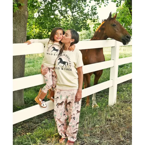 Lazy One Warm LongSleeve PJ Sets for Girls and Boys Funny Kids Pajama Sets Cozy ComfyWild  Free Pajama Sets
