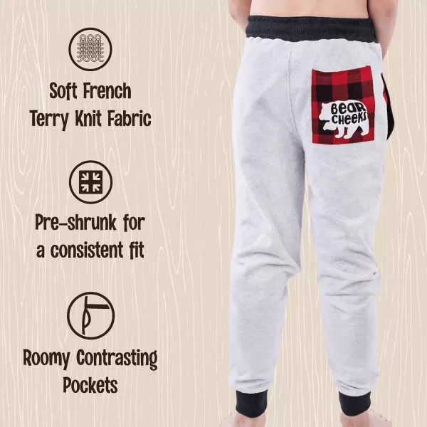 Lazy One Youth Joggers Comfy Sweatpants for KidsBear Cheeks Kid Jogger