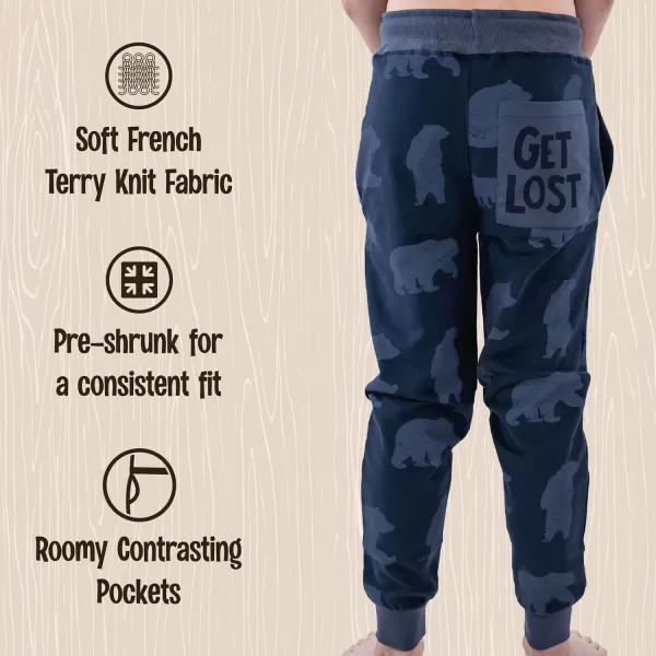 Lazy One Youth Joggers Comfy Sweatpants for KidsGet Lost Kid Jogger