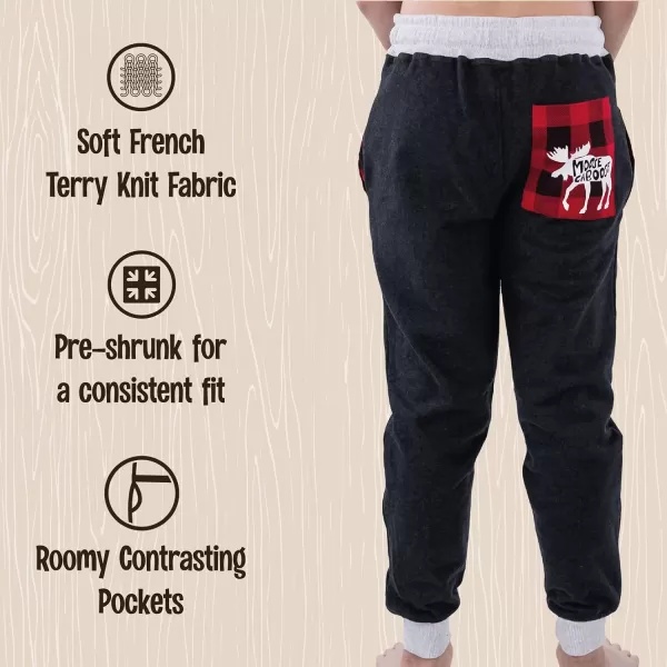 Lazy One Youth Joggers Comfy Sweatpants for KidsMoose Caboose Kid Jogger