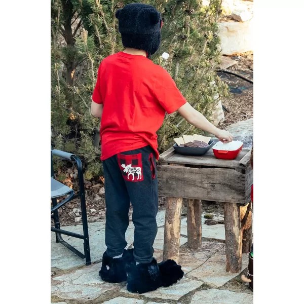 Lazy One Youth Joggers Comfy Sweatpants for KidsMoose Caboose Kid Jogger