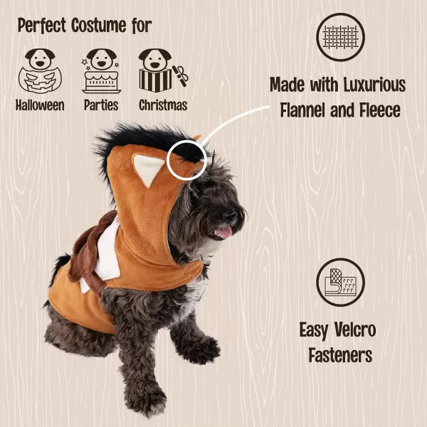 LazyOne Unicorn Dog Costume Dog Halloween Costumes Warm Fleece EasytoFasten Costumes for DogsHorse