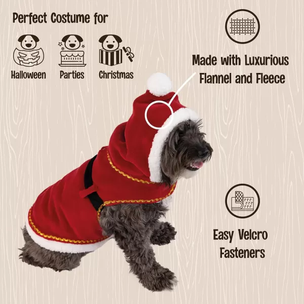 LazyOne Unicorn Dog Costume Dog Halloween Costumes Warm Fleece EasytoFasten Costumes for DogsSanta
