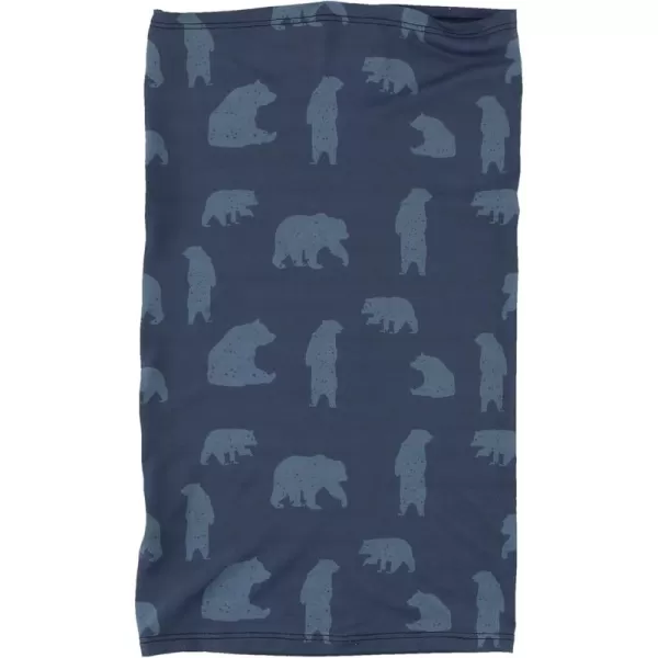 Lazy One Adult Neck Gaiter Face Mask Multifunctional Scarf Headband or Bandana Blue Bear DesignBlue Bear Neck Gaiter