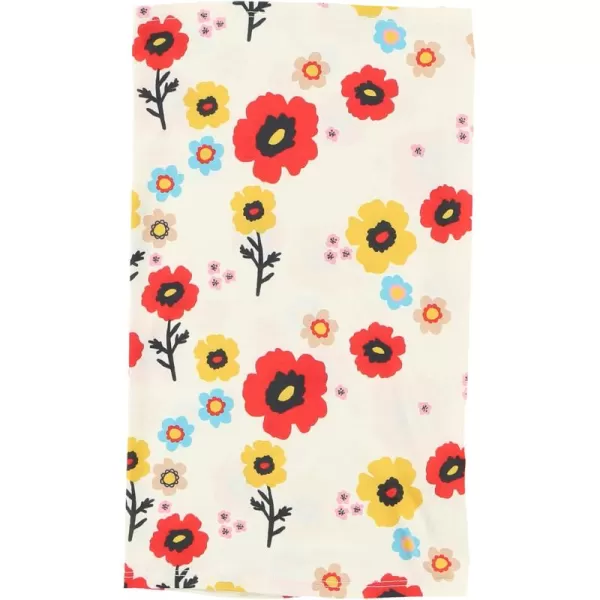 Lazy One Adult Neck Gaiter Face Mask Multifunctional Scarf Headband or Bandana Blue Bear DesignFlower Neck Gaiter
