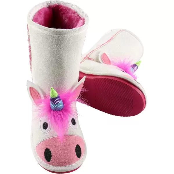 Lazy One Animal Slipper Boots for Kids Cozy Childrens SlippersI Believe Unicorn Toasty Toez