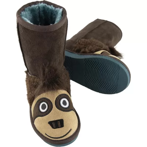 Lazy One Animal Slipper Boots for Kids Cozy Childrens SlippersSloth Toasty Toez