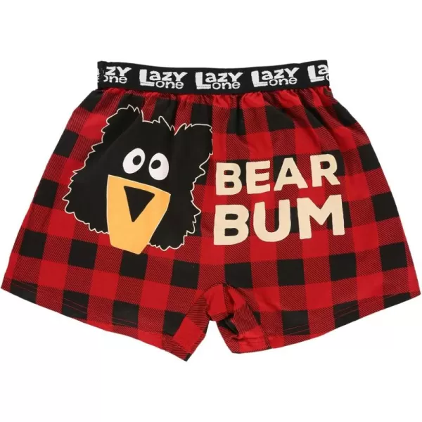 Lazy One Funny Animal Boxers Novelty Boxer Shorts Hunorous Kids Underwear Gag Gifts for BoysBear Bum Kid Boxer