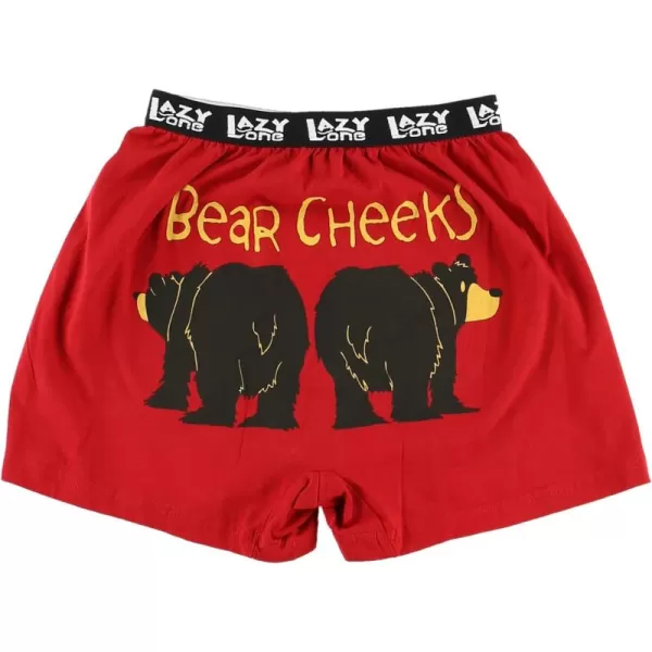 Lazy One Funny Animal Boxers Novelty Boxer Shorts Hunorous Kids Underwear Gag Gifts for BoysBear Cheeks Kids Boxer