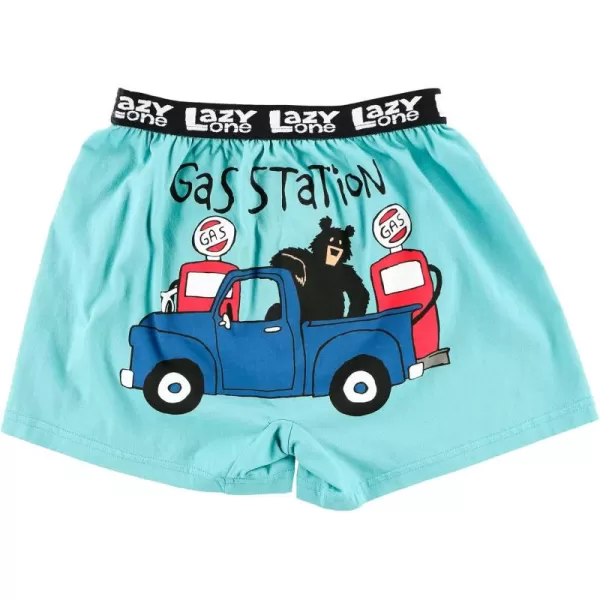 Lazy One Funny Animal Boxers Novelty Boxer Shorts Hunorous Kids Underwear Gag Gifts for BoysGas Station Kid Boxer