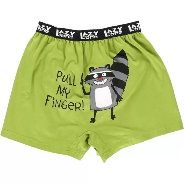 Lazy One Funny Animal Boxers Novelty Boxer Shorts Hunorous Kids Underwear Gag Gifts for BoysPull My Finger Kids Boxer