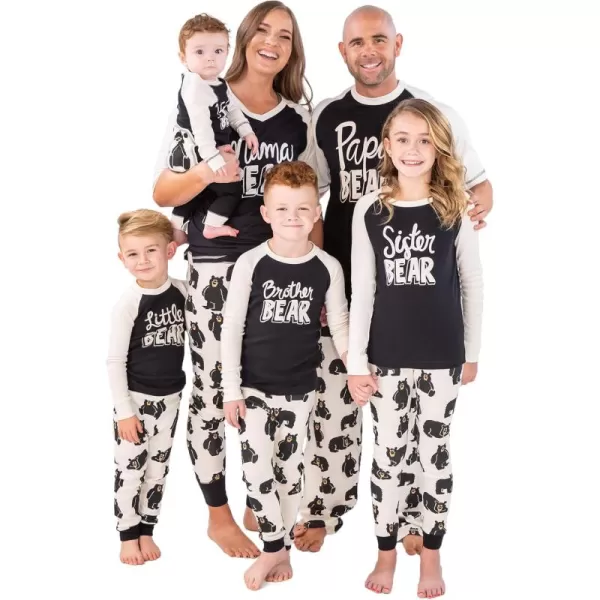 Lazy One Matching Family Pajama Sets for Adults Kids and Baby Family BearBrother Bear Mens Pajama Set