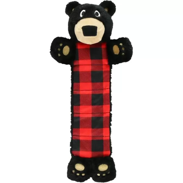 Lazy One Moose Squeaky Dog Toy Soft Crinkle Toy for Dogs HeavyDuty Construction for Heavy ChewersBear Dog Toy