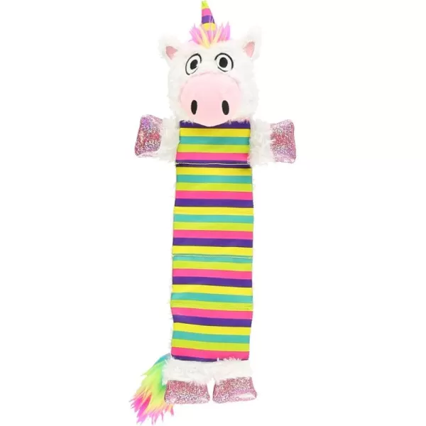 Lazy One Moose Squeaky Dog Toy Soft Crinkle Toy for Dogs HeavyDuty Construction for Heavy ChewersUnicorn Dog Toy