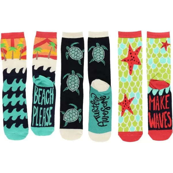 Lazy One Sock Bundle Animal Designs Womens Sizes 5595 Mens Sizes 4575Beach Sock Pack