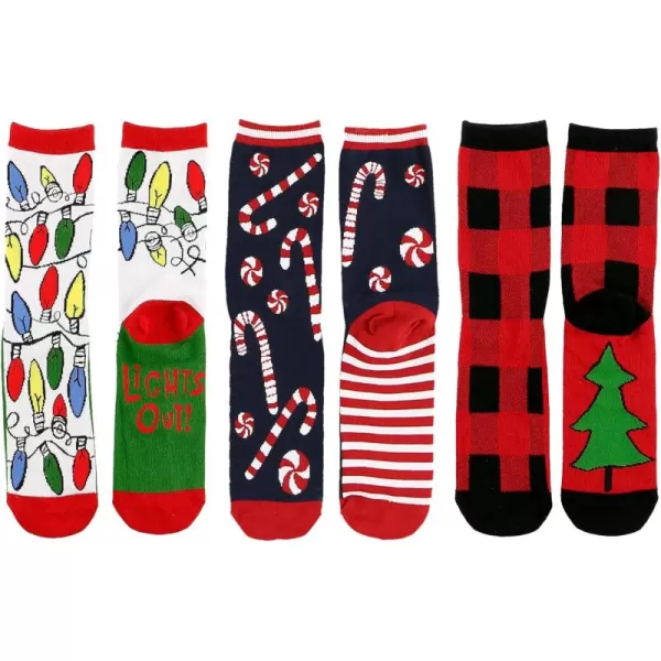 Lazy One Sock Bundle Animal Designs Womens Sizes 5595 Mens Sizes 4575Holiday Fun Sock Pack