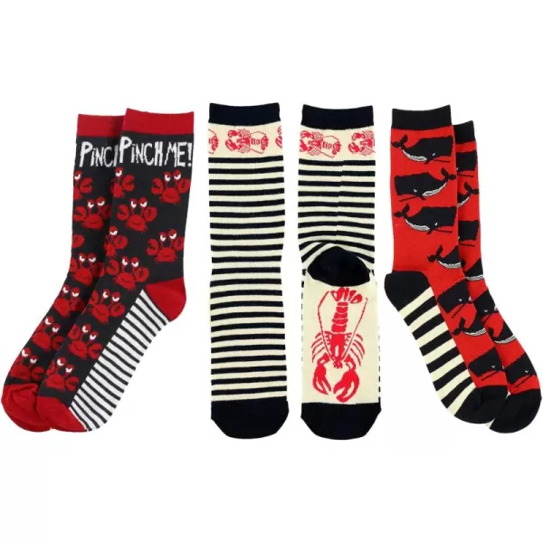 Lazy One Sock Bundle Animal Designs Womens Sizes 5595 Mens Sizes 4575Ocean Sock Pack