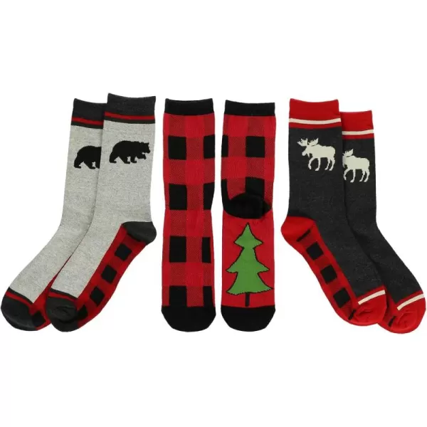 Lazy One Sock Bundle Animal Designs Womens Sizes 5595 Mens Sizes 4575Plaid Sock Pack