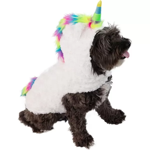 LazyOne Unicorn Dog Costume Dog Halloween Costumes Warm Fleece EasytoFasten Costumes for DogsUnicorn