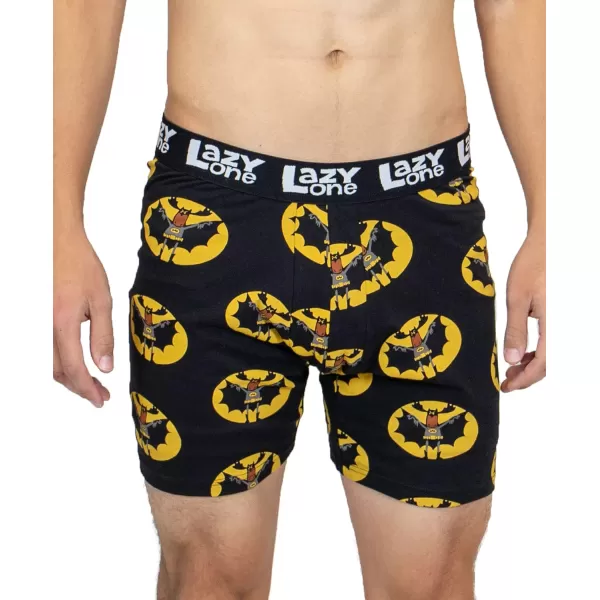 Lazy One Funny Boxer Briefs for Men Underwear for Men Gag Gifts For MenBat Moose