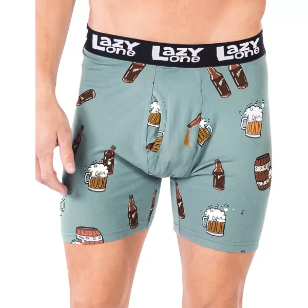 Lazy One Funny Boxer Briefs for Men Underwear for Men Gag Gifts For MenBeeriere