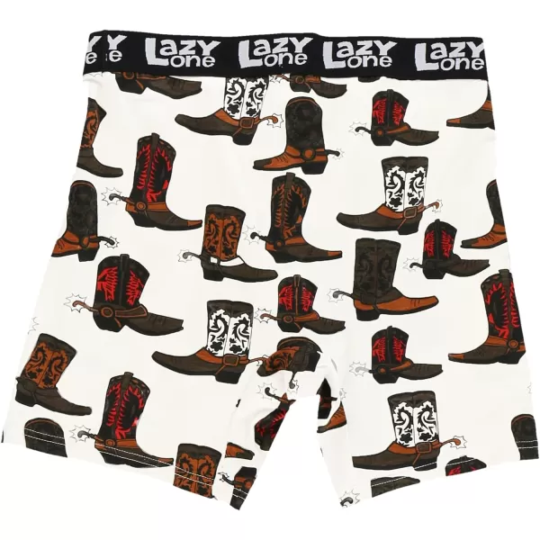 Lazy One Funny Boxer Briefs for Men Underwear for Men Gag Gifts For MenBoot