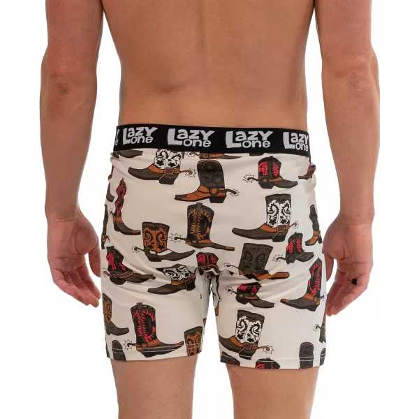 Lazy One Funny Boxer Briefs for Men Underwear for Men Gag Gifts For MenBoot