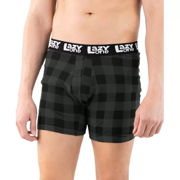 Lazy One Funny Boxer Briefs for Men Underwear for Men Gag Gifts For MenDont Moose With Me
