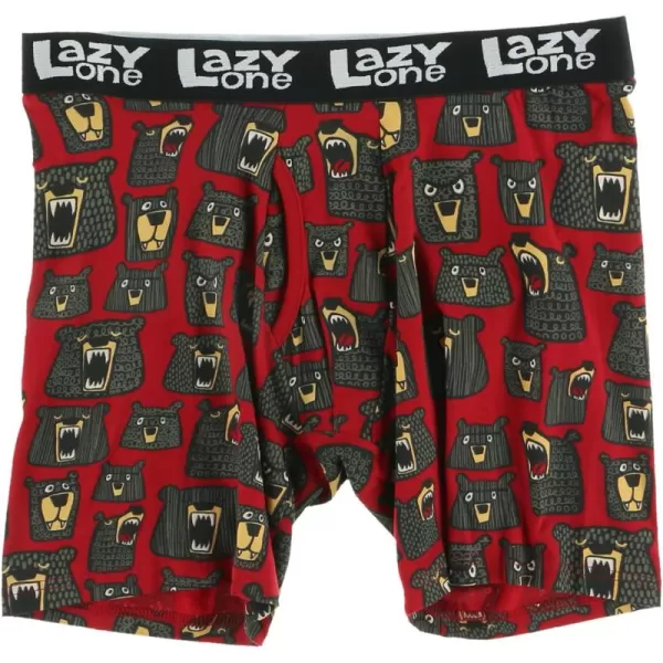 Lazy One Funny Boxer Briefs for Men Underwear for Men Gag Gifts For MenDont Wake the Bear