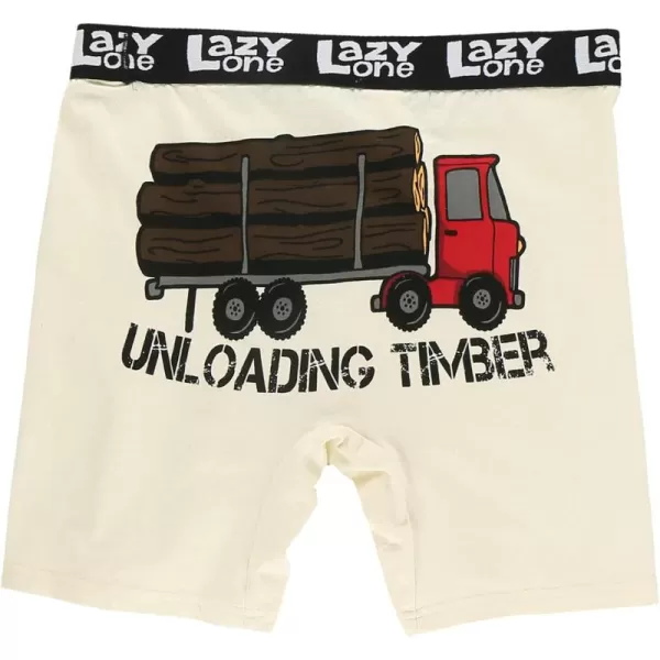 Unloading Timber